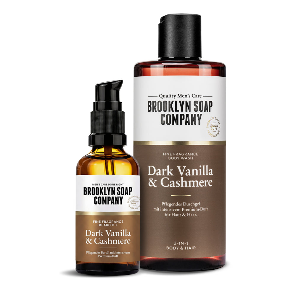 Dark Vanilla & Cashmere · Beard & Body Set · Brooklyn Soap Company