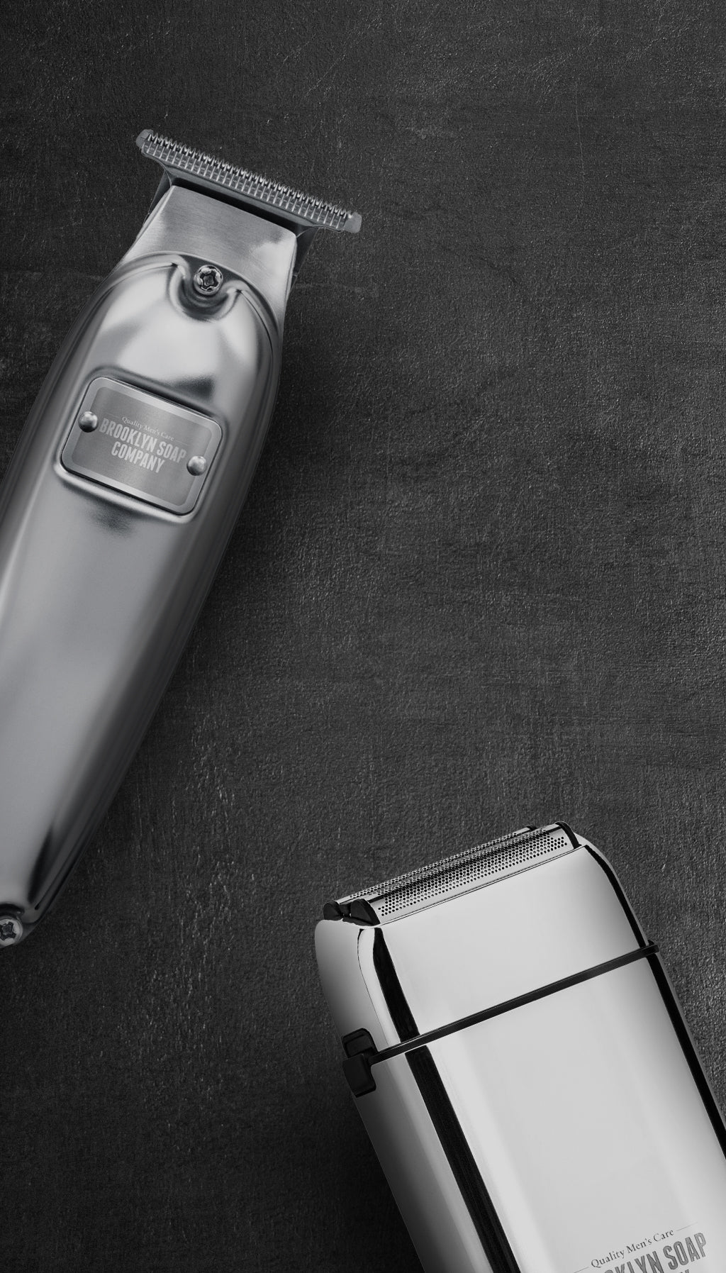 Banner pressents two bestselling Products: Brooklyn Blade and Brooklyn Shaver.